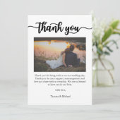 Bedankkaart, Script Bedankkaart, Foto Bedankkaart (Staand voorkant)