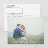 Bedankkaart Uitnodiging Briefkaart (Voorkant / Achterkant)