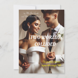 BEDANKKAART VOOR EEN BRUILOFT