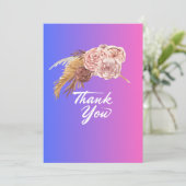 Bedankkaarten  kaart (Staand voorkant)