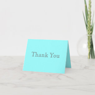 Bedankkaartjes blauw bedankkaart