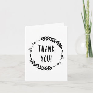 Bedankkaartjes voor klanten voor kleine bedrijven kaart