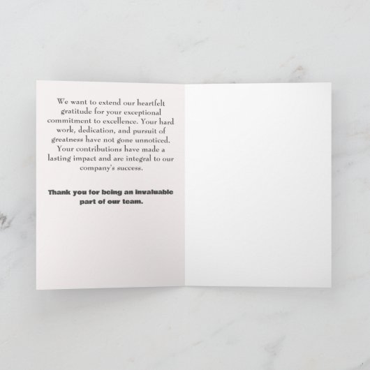  bedankpas voor medewerkers bedankkaart (Binnen)