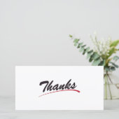 Bedankt (Staand voorkant)