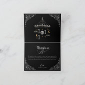 Bedankt a Boo Gothic Skeleton Mobiel Baby shower (Binnen)