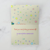 Bedankt a Chameleon Dank u Paarse Stippen (Binnen)