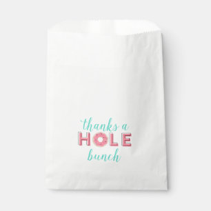 Bedankt a HOLE bos - Donut Birthday Trebags Bedankzakje