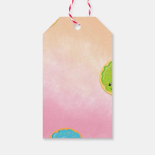 Bedankt a HOLE Bos Donut Dank u Cadeau Label Cadeaulabel (Achterkant)