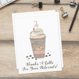 Bedankt a Latte Coffee Reference