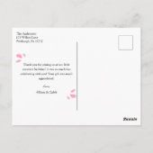 Bedankt a Melon Bedankt Briefkaart (Achterkant)