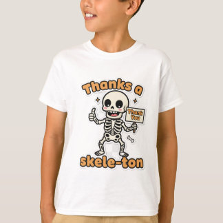 Bedankt a Skele-ton | Grappig Skeleton Hallowin T-shirt