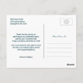 Bedankt Afstuderen Class of 2025 Briefkaart (Achterkant)