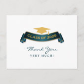 Bedankt Afstuderen Class of 2025 Briefkaart (Voorkant)