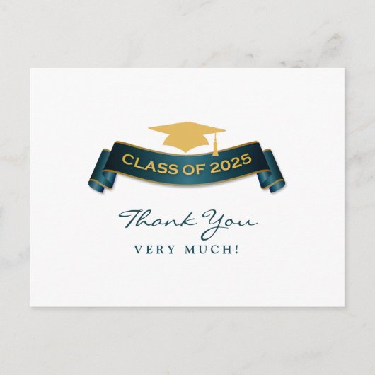 Bedankt Afstuderen Class of 2025 Briefkaart (Voorkant)