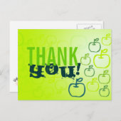 Bedankt Apples Briefkaart (Voorkant / Achterkant)