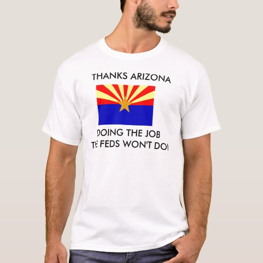 Bedankt Arizona T-shirt (Voorkant)