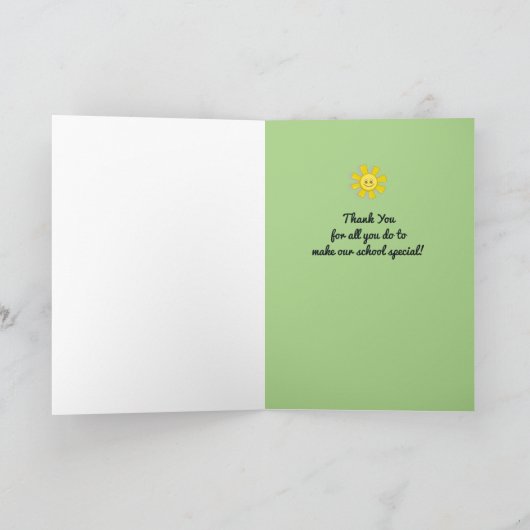 Bedankt assistent-directeur-glimlach op onze gezic (Binnen)