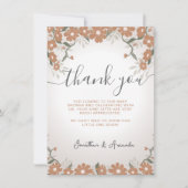 Bedankt Baby in Bloom Spring Daisy Shower (Voorkant)