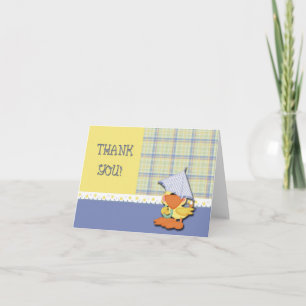 Bedankt Baby shower Duck