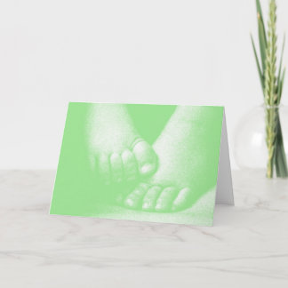 Bedankt Baby shower - Groen