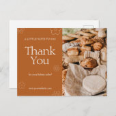 Bedankt Bakkerij Ansichtkaart Briefkaart (Voorkant / Achterkant)