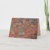 Bedankt bakstenen muur (Achterkant)