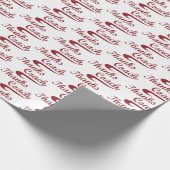 Bedankt Baseball Coach Large Grunge Baseball Cadeaupapier (Hoek)