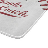 Bedankt Baseball Coach Large Grunge Baseball Snijplank (Hoek)