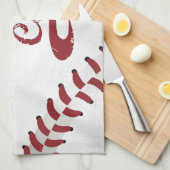 Bedankt Baseball Coach Large Grunge Baseball Theedoek (Quarter Fold)