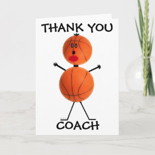 Bedankt basketbalcoach