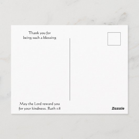 Bedankt Beauful Morning Light Sunrise Scripting Briefkaart (Achterkant)