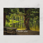 Bedankt Beauful Morning Light Sunrise Scripting Briefkaart (Voorkant)