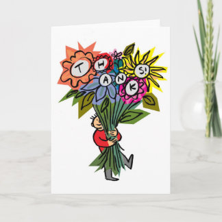 bedankt! bedankkaart