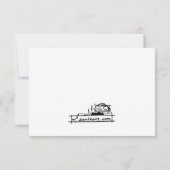 bedankt. bedankkaart (Achterkant)