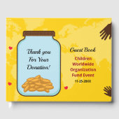 Bedankt Bedrijf Event Custom Gastenboek (Voorkant)