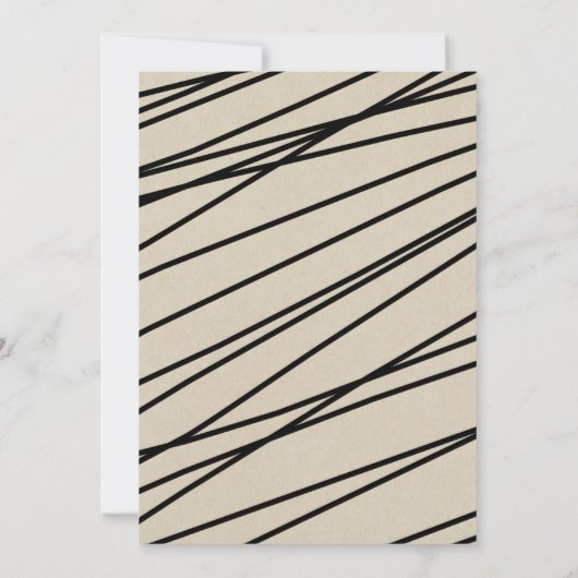 Bedankt Black Modern Script Rustic Photo Afbeeldin (Achterkant)