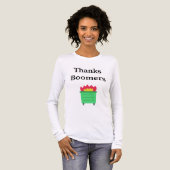 Bedankt boomers Tri-Blend shirt (Voorkant)