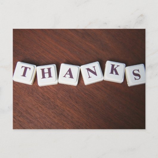 Bedankt Briefkaart (Voorkant)