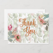 Bedankt Briefkaart (Voorkant / Achterkant)