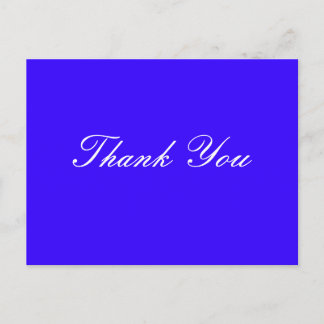 Bedankt Briefkaart