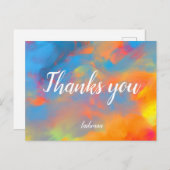 Bedankt Briefkaart (Voorkant / Achterkant)