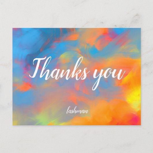 Bedankt Briefkaart (Voorkant)