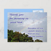 Bedankt_Briefkaart Briefkaart (Voorkant / Achterkant)