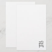 Bedankt Briefpapier (Voorkant / Achterkant)