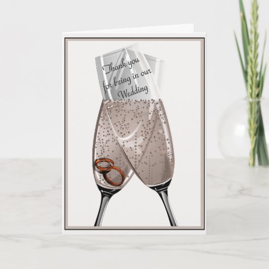 Bedankt bruidsmeisjes en bruidsjonkers (Voorkant)