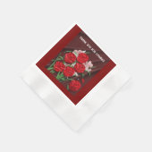 Bedankt bruiloft servetten (Hoek)