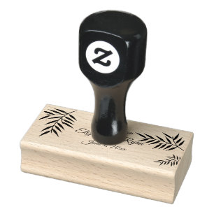 Bedankt, bruiloft, varens 	rubberstempel
