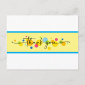 Bedankt Bubbles Briefkaart (Voorkant)