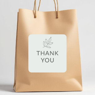 Bedankt Business Sage Green Botanical Label