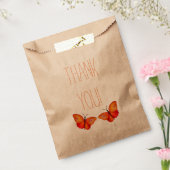 Bedankt Butterfly's tekening Favor Bag Bedankzakje (Gezegeld)